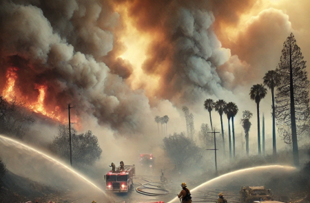 LA 당국, 산불 진화 속도내고 있어… 진압률 22∼55%