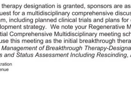 네이처셀, 美 FDA 혁신신약·RMAT 회의 4월 17일 확정..CMC 파일럿 참여 제안