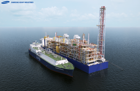 삼성중공업, 심해용 부유식 LNG 생산설비 기본인증 획득… 납기 단축 기대