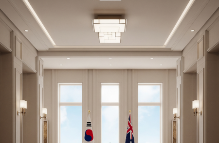 이 대통령-호주 총리 첫 대면회담…"한반도 평화·북핵 해결 공조 강화"