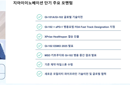 장명호 대표 “글로벌 대형 제약사와 최근 기술이전 관련 실사 마무리, 잘 진행 중”