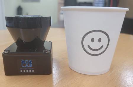 에스오에스랩, 무인화 시대 정조준 차세대 2D 라이다 'GL-5' 공개