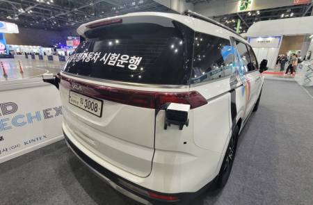 에스오에스랩, ‘2025 월드 시티테크 엑스포’서 차세대 라이다 탑재한 차량 공개 