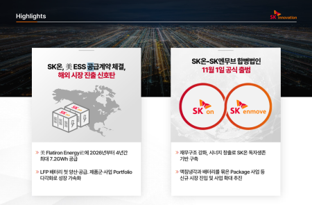 [스코프노트] SK이노베이션 : ESS 중심 사업 전환 가속, 합병으로 재무 안정 확보… 배터리 수익성 개선 국면 진입
