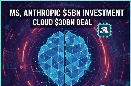 MS, 앤트로픽에 50억달러 투자..클라우드 300억달러 판매 계약