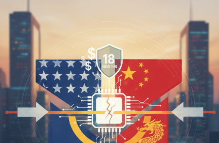 미국, 중국 반도체 관세 인상 18개월 유예…"반시장 정책 비판하되 현 휴전 고려"