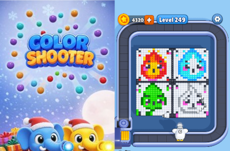 더블유게임즈, '1인 개발' AI 게임 2연속 흥행…'컬러슈터' 출시 한 달 만에 10만 돌파