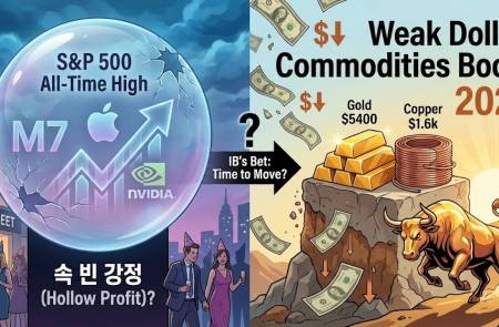 美 증시 '사상 최고치'지만 속 빈 강정?…IB들 "달러 약세·금 강세에 베팅하라"