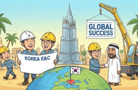 국토부, 2025년 한국기업 해외건설 수주 427.7억달러 달성... 플랜트가 실적 견인