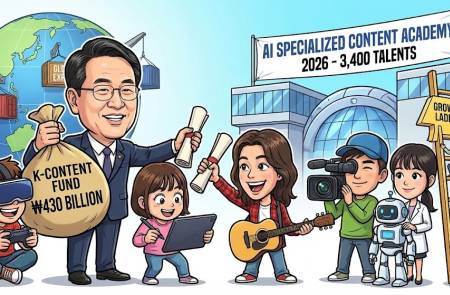 문체부-한국콘텐츠진흥원, 430억원 투입해 ‘K-콘텐츠 인재양성’ 본격 추진