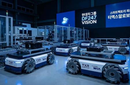티엑스알로보틱스, AMR부터 AGV까지 '로봇 풀라인업' 현대위아 공급...정의선 '무인공장' 혁신 가속화