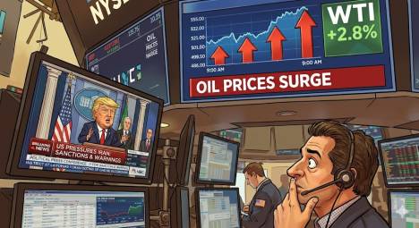 트럼프의 관세 압박과 이란 정세 불안으로 에너지 시장 '초긴장'