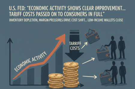美 연준 "경제활동 개선세 뚜렷…기업 관세비용 소비자 전가 본격화"
