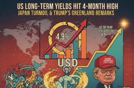 미국 장기채 금리 4개월 최고점…일본 국채 혼란·트럼프 그린란드 발언 여파