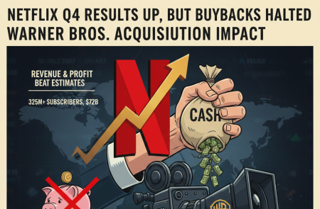 넷플릭스 4분기 실적 호조에도 자사주 매입 전면 중단…워너브러더스 인수 영향