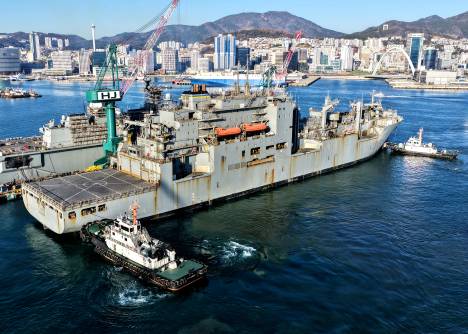 HJ중공업, 중형 조선사 최초 美 해군 MSRA 획득… 20조원 규모 함정 MRO 시장 ‘정조준’