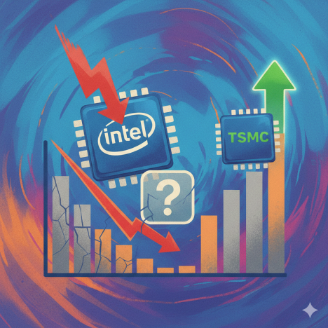 인텔 4분기 실적 발표에도 주가 7% 하락…1분기 전망 불안과 고평가 논란