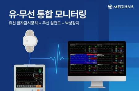 메디아나, 300병상 종합병원에 웨어러블 심전도 첫 계약