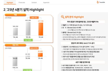 (공개컨콜) [스코프노트] 엘앤에프, 4Q25 흑자 전환 속  2026년 구조적 개선 확인