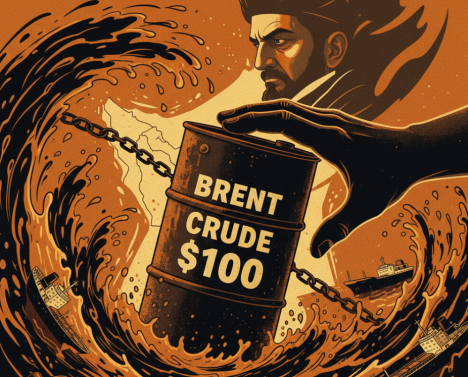 이란, 호르무즈 봉쇄 초강수에 브렌트유 100달러 돌파..3년 7개월 만에 최고치