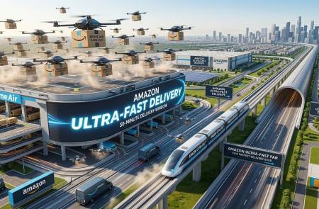 월마트 위협에 칼 빼든 아마존… 미국 전역 '1~3시간 초고속 배송' 승부수