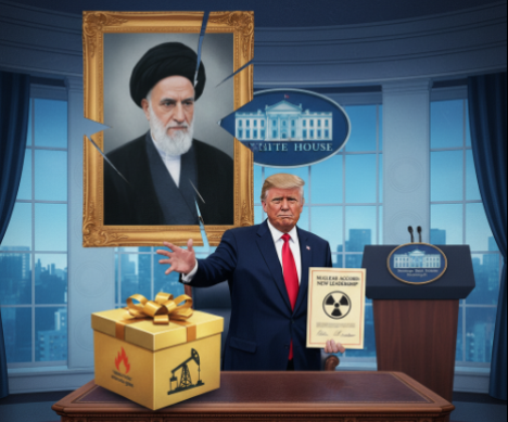 트럼프 "이란서 석유·가스 관련 큰 선물 도착..새 세력과 핵 포기 합의"