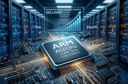 설계도 팔던 Arm의 파격 변신... "직접 AI 칩 찍어 수십억 달러 번다"