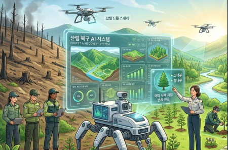 산림청, AI 기술 도입해 산불피해지 복원 지원하는 시스템 개발 착수