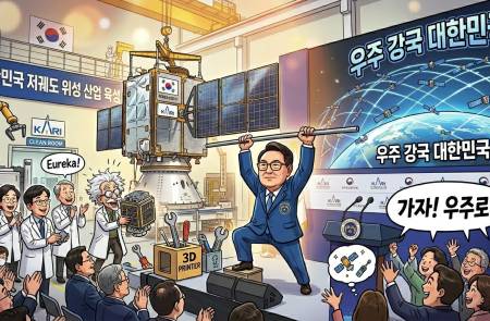 과기부·국방부 등 관계부처, 저궤도 위성통신 검토 TF 출범… 미래 성장 동력 확보 총력