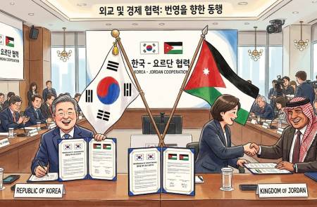 韓, 요르단 정부와 ‘경제 및 무역 협력 협정’ 체결… 중동 지역 진출 기반 마련