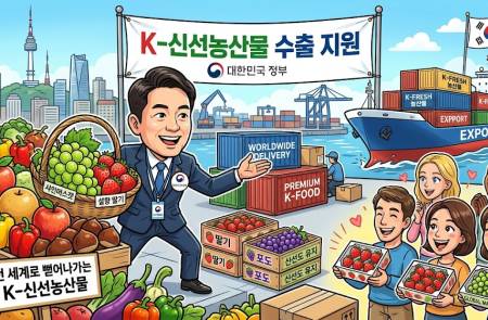 농림부, K-신선농산물  수출시장 다변화 추진