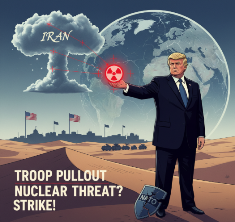 트럼프 대통령 "이란 주둔 미군 조기 철수…핵 위협 재개 땐 정밀 타격"