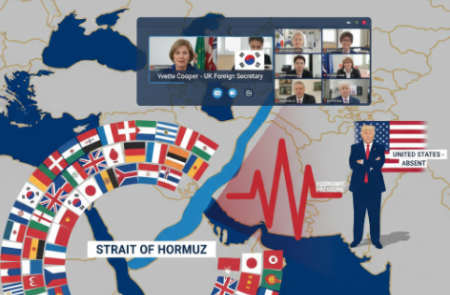 물류 동맥 '호르무즈' 정상화에 40여개국 결집..한국 참여·미국은 불참