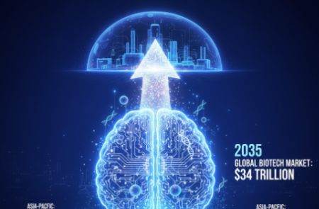 AI 품은 글로벌 생명공학 시장, 2035년 34조원대 거대 산업으로 뜬다