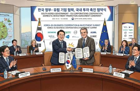 한-EU, 핵심광물·공급망·첨단기술 포괄하는 ‘전략적 파트너십’ 강화