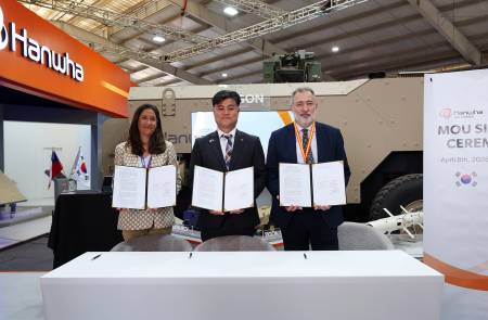 한화에어로스페이스, 스페인 인드라그룹과 중남미 지상 방산 개척 MOU 체결