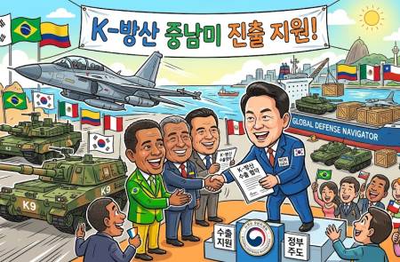 K-방산, 중남미 시장 영토 확장 나서… 범정부·기업 사절단 칠레·브라질 급파