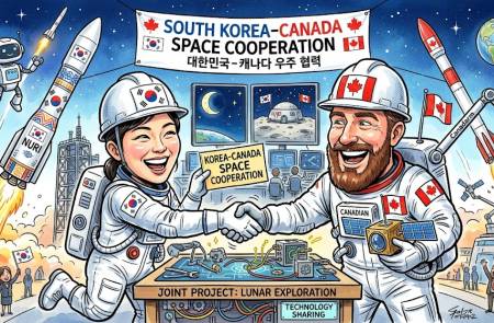 우주청, 캐나다와 우주 협력 MOU… 위성통신·우주탐사 공조 본격화
