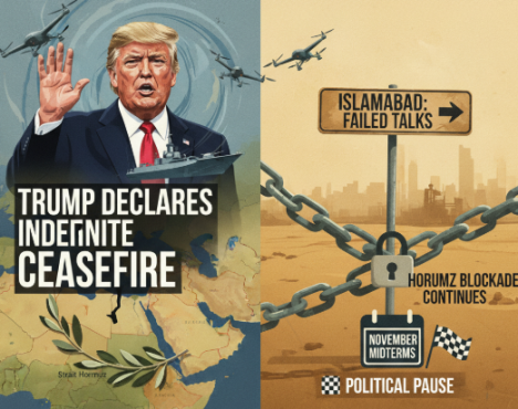 트럼프 대통령, 이란과 '무기한 휴전' 전격 선언…협상 불발 속 확전 부담 작용