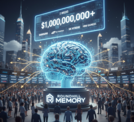 뉴욕증시  '라운드힐 메모리' ETF..삼전·하닉 집중 투자로 2주 만에 10억달러 돌파