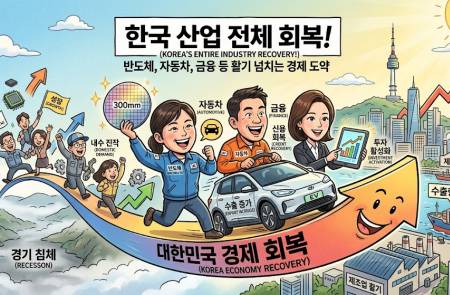 韓, 3월 전산업 생산 규모 전월 대비 0.3% 증가… 반도체·자동차·금융 약진