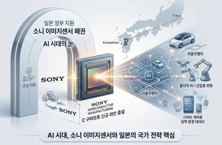 일본 정부, 소니에 600억엔 ‘통 큰’ 지원… AI 시대 ‘눈’ 이미지센서 패권 노린다