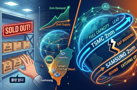 "물량 없다" TSMC, 타이난에 2나노 공장 추가 착공…삼성과 격차 벌리기
