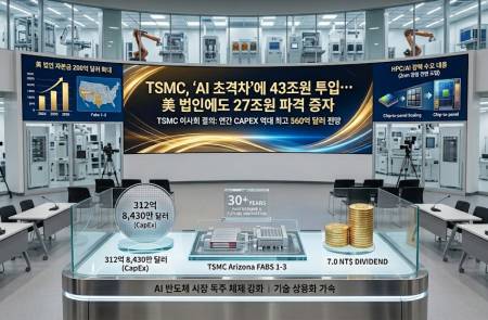 TSMC, ‘AI 초격차’에 43조원 투입… 美 법인에도 27조원 증자
