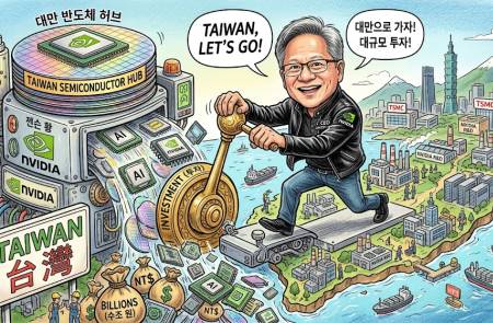 젠슨 황 엔비디아 CEO, 대만 방문해 연 1500억달러 투자 계획 발표