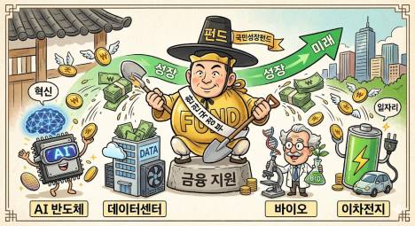 국민성장펀드, AI반도체·데이터센터·바이오·이차전지 육성에 자금 투입