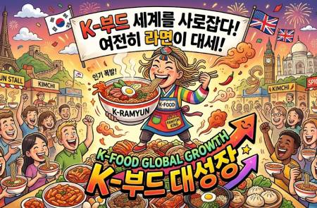 K-푸드, 2025년 생산실적 119조원 달성… 꾸준한 성장세 지속