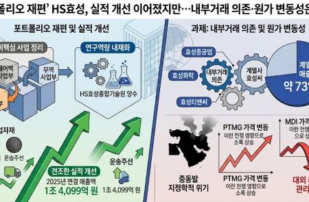 [인사이드] ‘포트폴리오 재편’ HS효성, 실적 개선 이어졌지만…내부거래 의존·원가 변동성은 과제