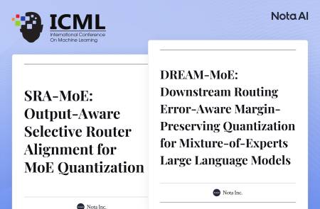 노타, 세계적 AI 학회 'ICML 2026'서 MoE 양자화 논문 2편 채택