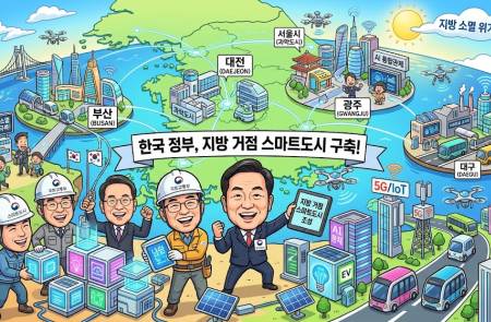 국토부, AI와 데이터허브 기반 스마트도시 구축... 수원·부산·성남서 진행